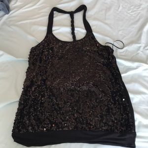 Express M Sequined Tank Top